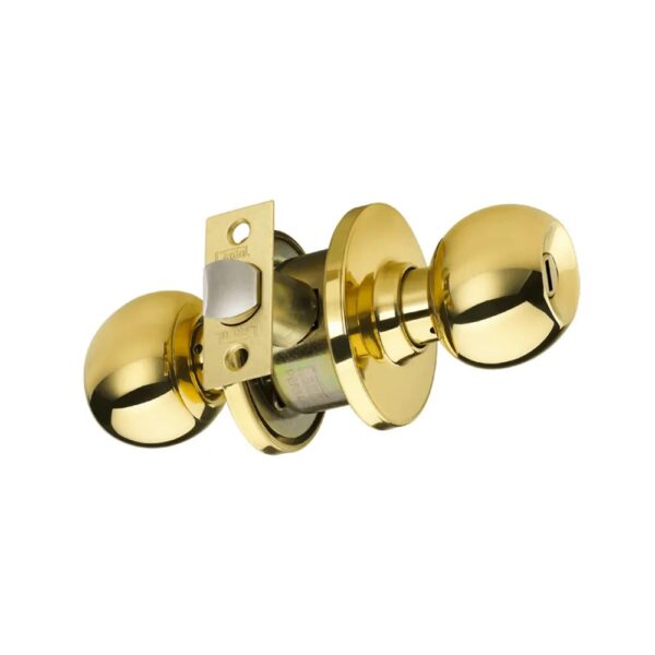 Cerradura Pomo Baño Bronce Pulido Bl-71 Cantol