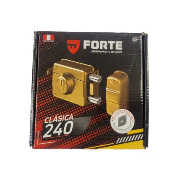 Cerradura Sobreponer Forte Clasica 3G. F-240