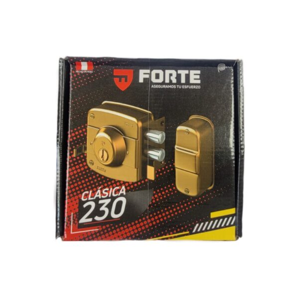 Cerradura Sobreponer Forte Compacta Bunker Bk-230