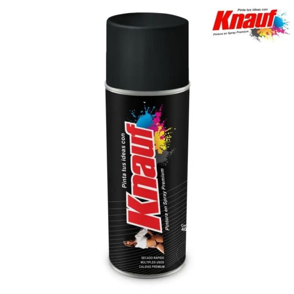 Pintura Spray Negro Mate #12 Knauf